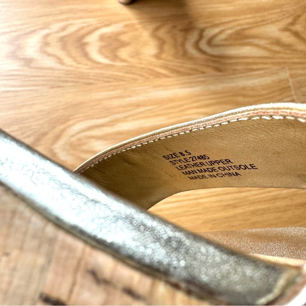 Lilly Pulitzer Sydney Wedge Studded Heel Sandal 8.5 - Picture 10 of 12